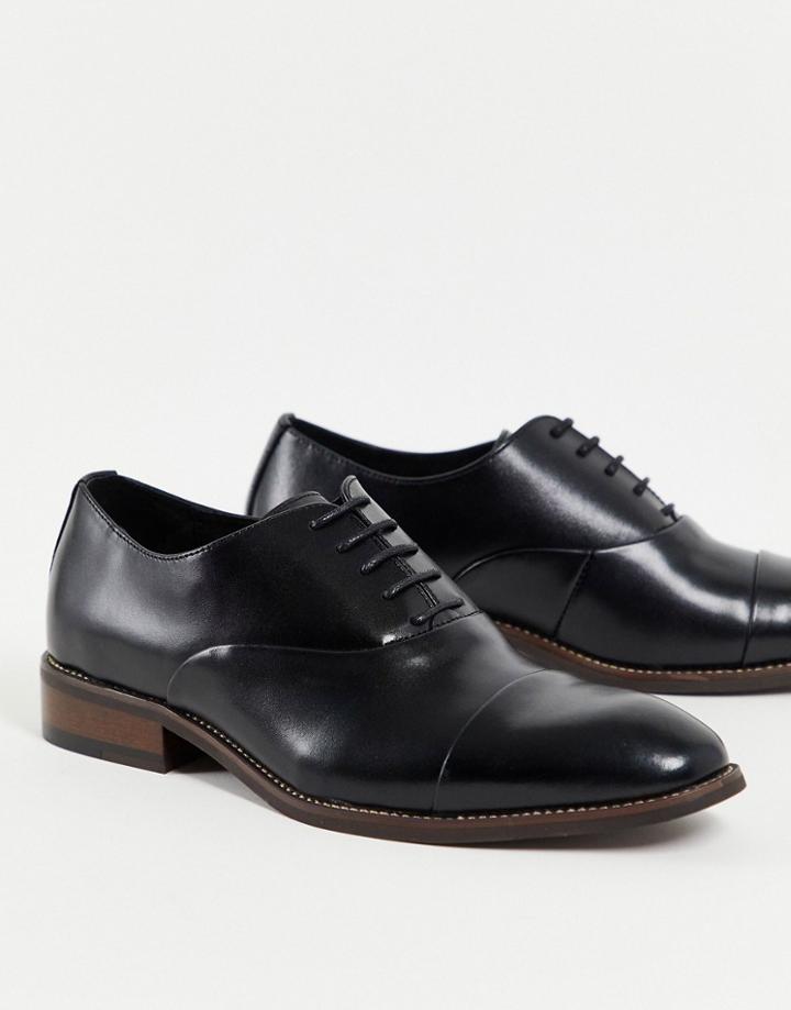 Gianni Feraud Lace Up Derbyshire Shoes In Black
