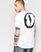 Black Eye Rags T-shirt With Back Print - White