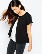 Wal G Top With Contrast Insert