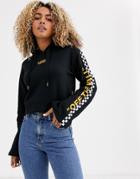 Vans Elevated Split Black Cropped Hoodie