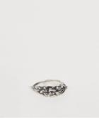 Reclaimed Vintage Inpired Ring With Battered Effect In Silver Exclusive At Asos - Silver