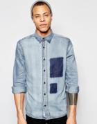 Cheap Monday Air Cutout Shirt - Blue