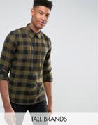 D-struct Tall Buffalo Plaid Shirt - Green