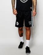 Majestic Raiders Long Shorts - Black