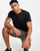 Threadbare Active Training T-shirt In Black