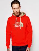 The North Face Overhead Hoodie With Logo - Red