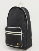 Fred Perry Twin Tipped Backpack In Black