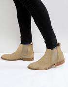 Good For Nothing Chelsea Boots In Tan Suede - Tan