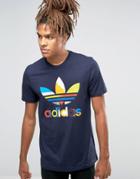 Adidas Originals Fresh Trefoil T-shirt Az1088 - Blue
