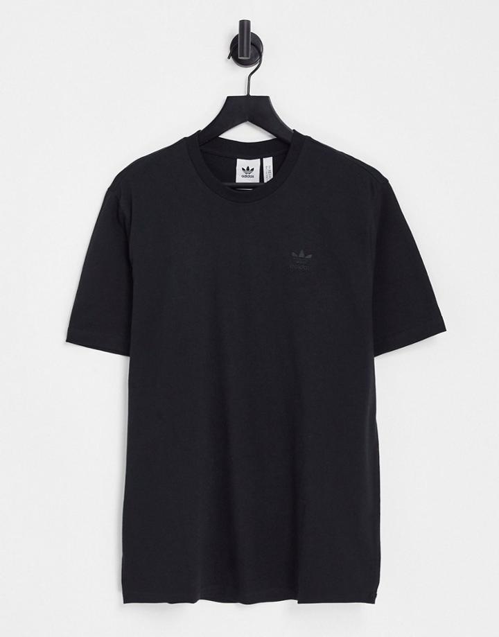 Adidas Originals Graphics Ozworld Loose Fit T-shirt In Black With Back Print