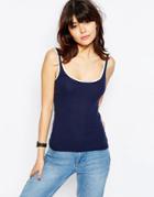Asos The Ultimate Rib Tank With Tipping