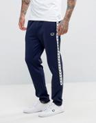 Fred Perry Sports Authentic Slim Fit Taped Track Pant Navy - Navy
