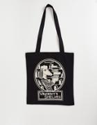Vintage Supply Vincent's Tote Bag In Black