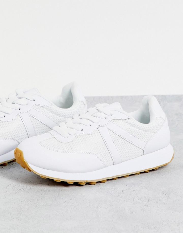 Truffle Collection Runner Sneakers In White