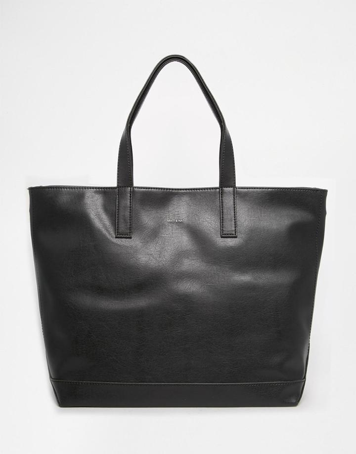 Matt & Nat Unlined Shopper - Black