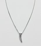 Seven London Arrow Pendant Necklace In Sterling Silver - Silver