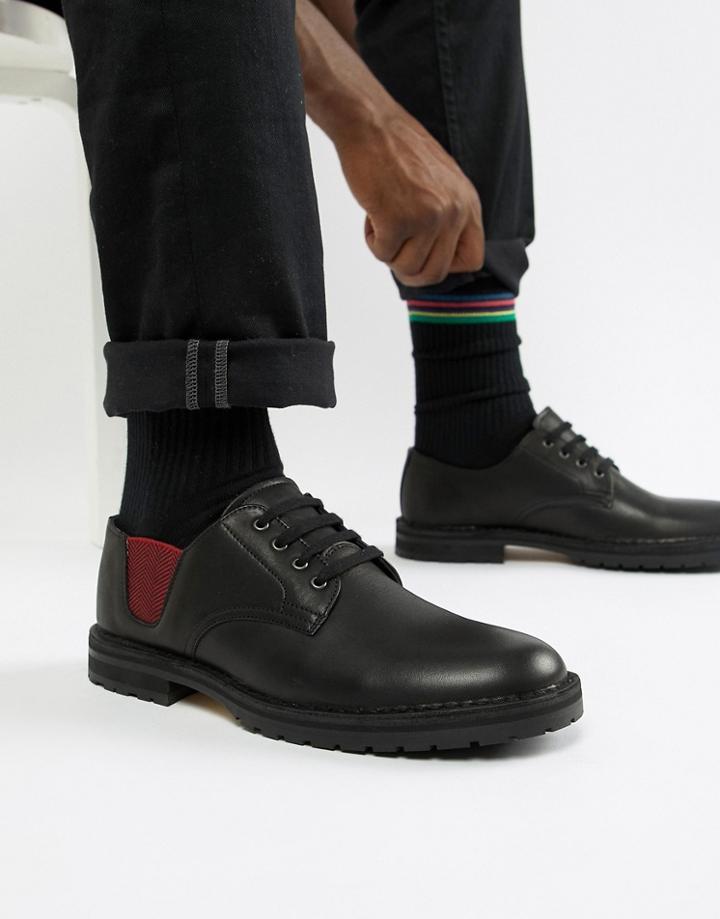Ps Paul Smith Artie Elasticated Detail Shoe In Black