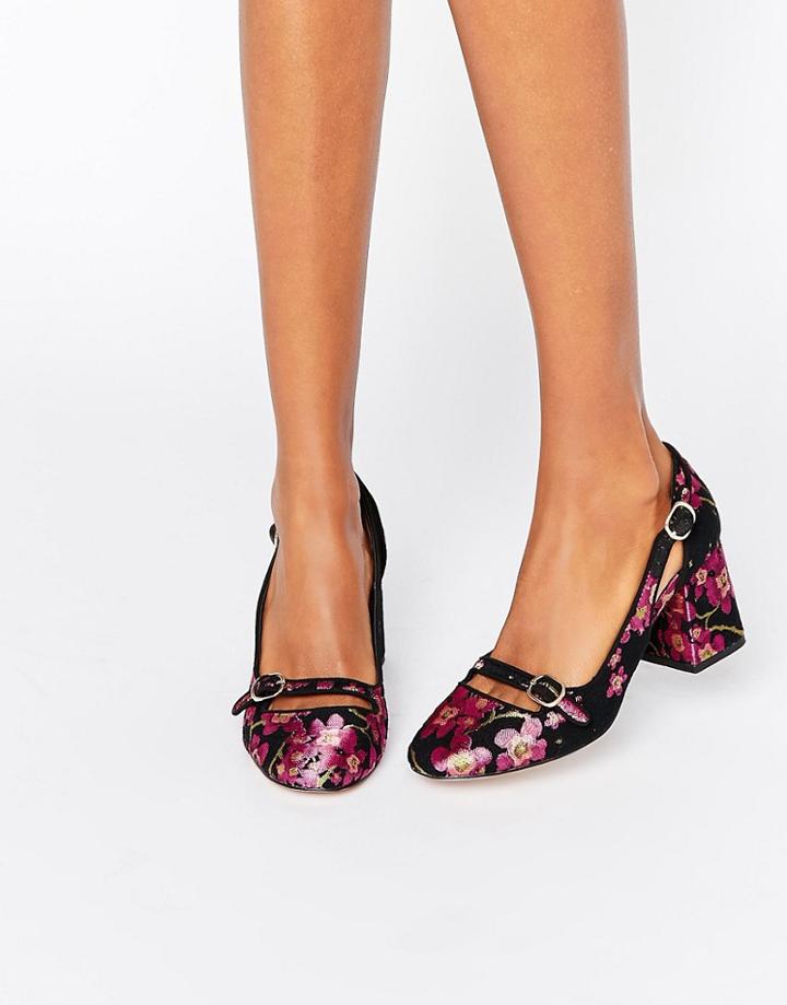 Asos Sundance Jacquard Heels - Multi