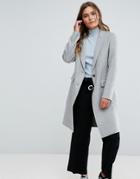 New Look Gray Tailored Coat - Gray