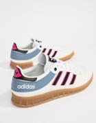 Adidas Originals Handball Top Sneakers In White Cq2313 - White