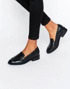 Aldo Mairi Fringe Leather Loafers - Black
