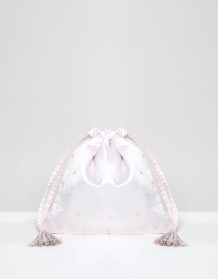 Vero Moda Pearl Fabric Bag - Pink