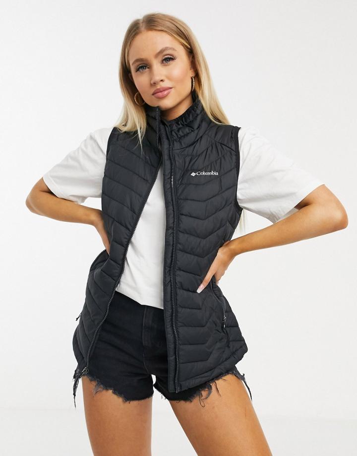 Columbia Powder Lite Tank Top In Black