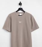 Reebok Classics Wardrobe Essentials Terrycloth T-shirt In Gray