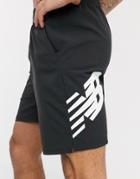 New Balance Running Tenacity Woven Logo Shorts In Black