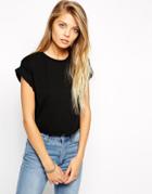 Asos The Ultimate Easy Cropped T-shirt - Black