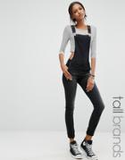 Noisy May Tall Skinny Leg Overall - Black