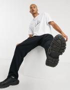 The Couture Club Signature Logo Regular Fit T-shirt In White