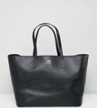 Kurt Geiger Saffiano Leather Tote Shopper Bag - Black