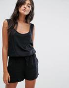 Only Geggo Romper - Black
