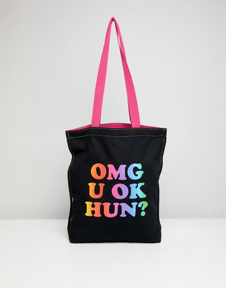 Paperchase Philip Normal Hun Shopper Bag - Multi
