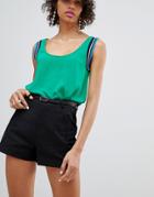 Stradivarius Tailored Short - Black