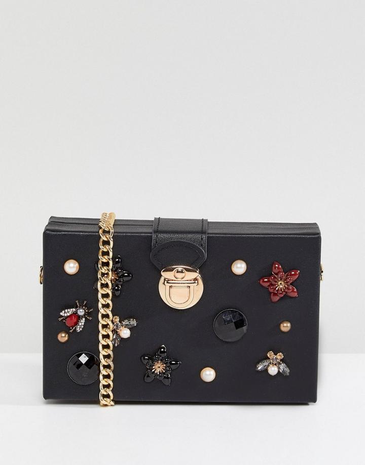 Stradivarius Jewelry Clutch - Black
