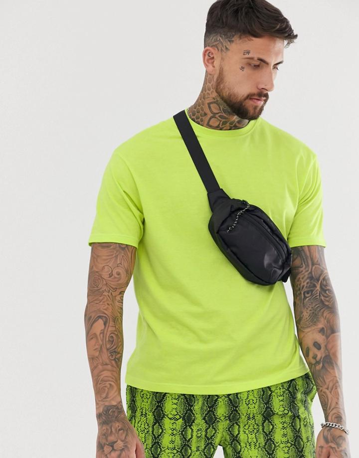 Another Influence Boxy T-shirt-green