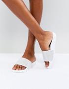 Slydes Dimante Slider Sandal - White