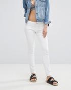 Mango Skinny Jeans - White