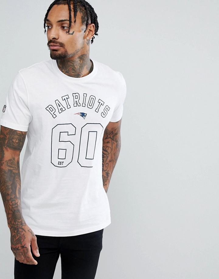 New Era Nfl Patriots Arch Logo T-shirt - White