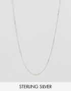Designb Chain Necklace In Sterling Silver Exclusive To Asos - Silver