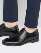 Red Tape Lace Up Smart Shoes In Black Leather - Black