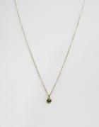 Ted Baker Mini Button Pendant Necklace - Gold