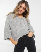Raga Kori Pullover Sweater In Gray-grey