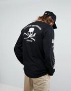 Primitive Long Sleeve T-shirt With Back Print - Black