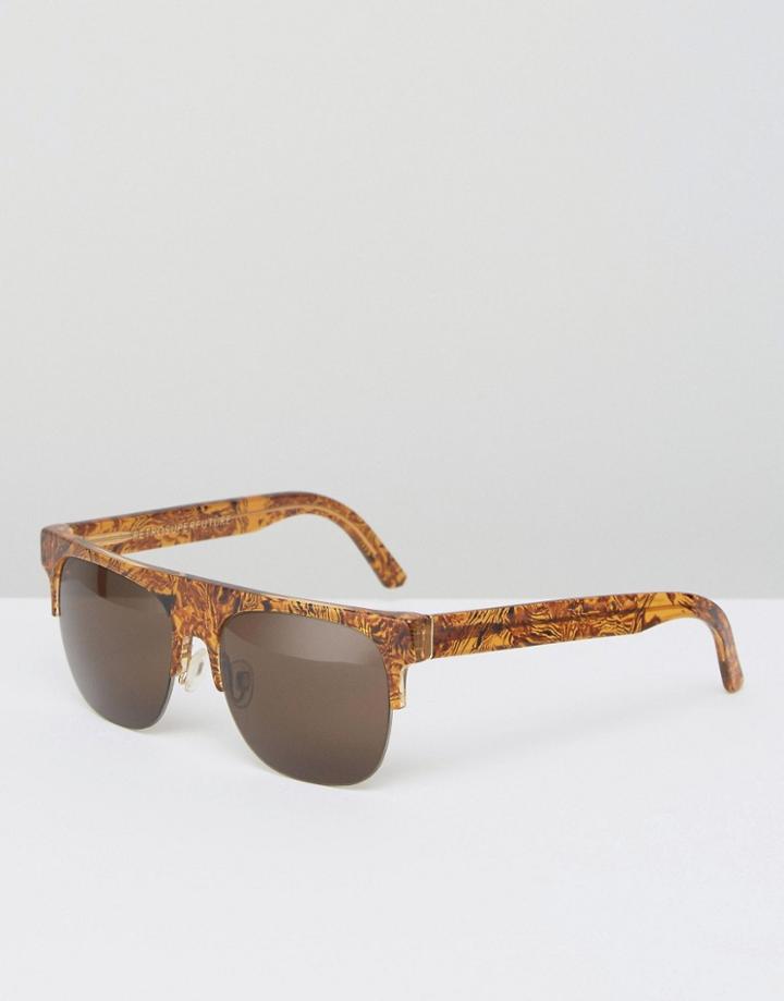 Retrosuperfuture Andrea Sunglasses - Brown