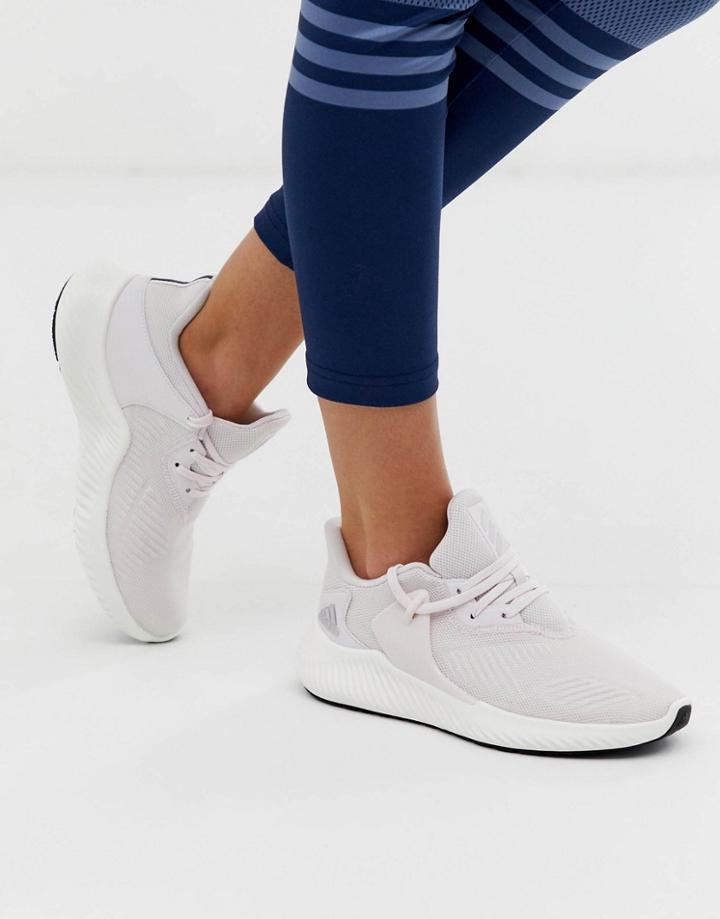 Adidas Running Alphabounce Sneakers In Off White - White