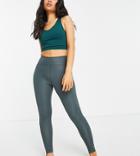 Asos 4505 Petite Super Clean Finish Legging-green