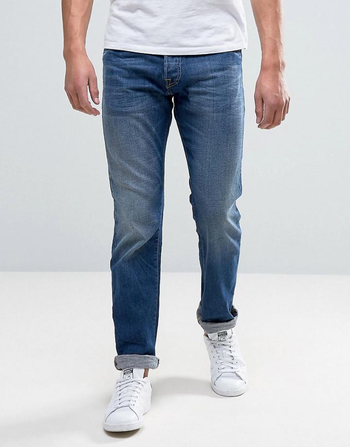 Edwin Ed-71 Shuttle Blue Slim Fit Jeans - Blue